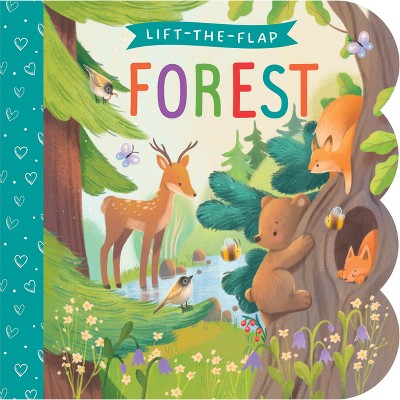 Forest - (Lift-The-Flap) by  Clever Publishing (Board Book)