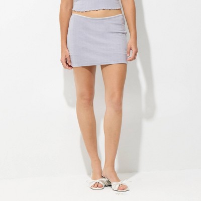 Women's Low-Rise Pointelle Mini Skort - Wild Fable™