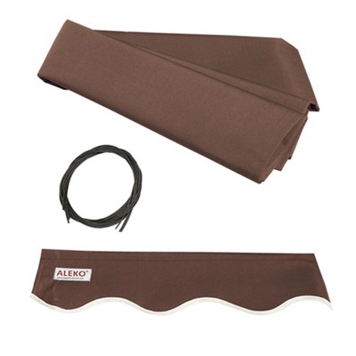 ALEKO FAB8X6.5BROWN36 Awning Fabric Replacement 8X6.5 Ft for Retractable Awning, Brown
