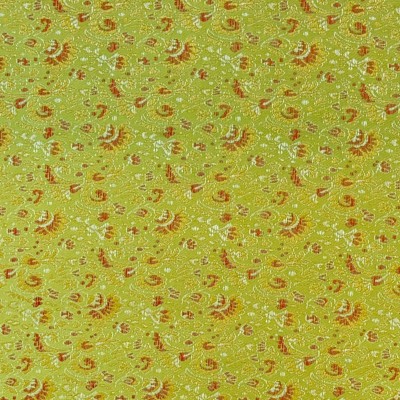 Wrapables Wild Flower Satin Brocade Decorative Paper (Set of 3, Total 6 Sheets)