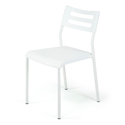 Plastic Desk Chair with Metal Frame - Humble Crew