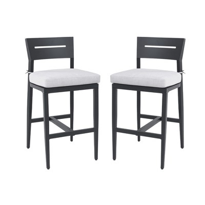 UNISOAR Modern  Rounded Square Outdoor Bar Table & chairs