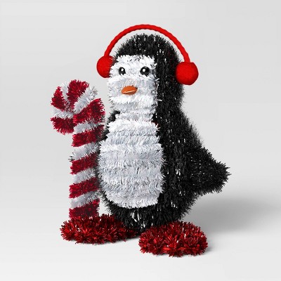 Christmas Tinsel Penguin with Headphones - Wondershop™