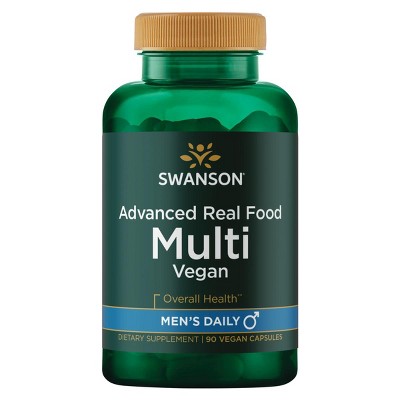 Swanson Real Food Multi Men's Daily 90 Veg Capsules