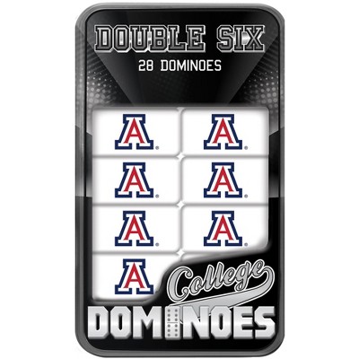 MasterPieces Officially Licensed NCAA Arizona Wildcats 28 Piece Dominoes Game for Adults