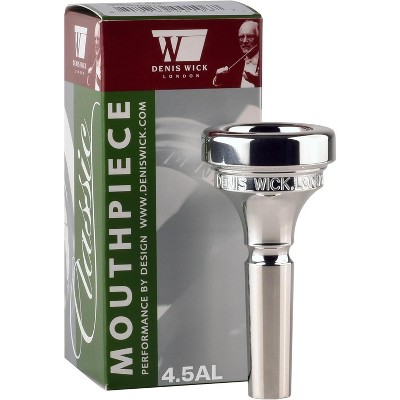 Denis Wick DW5880-4.5AL Silver-Plated Large Bore Trombone Mouthpiece