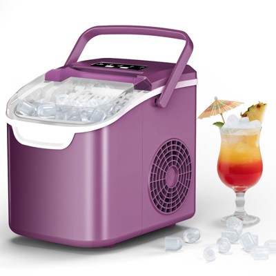 Kismile Ice Maker 26lb/Day Ice with 2 Sizes- Portable Bullet Ice Machine