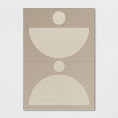 Grace Half Circle Rectangular Woven Indoor Outdoor Area Rug - Threshold™