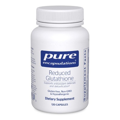 Pure Encapsulations Reduced Glutathione - Hypoallergenic Antioxidant Supplement to Support Liver and Cell Health* - 120 Capsules