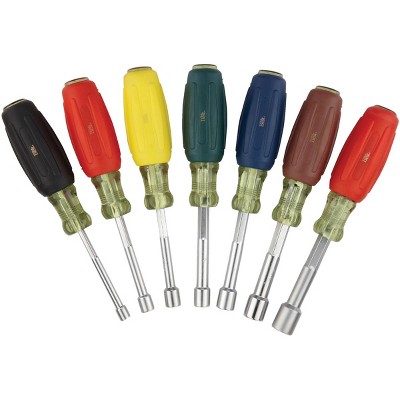 Do it Best  Standard 3 In. Solid Shaft Nut Driver Set, 7-Piece 311406
