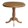 36" Round Counter Height Dining Table with 12" Leaf - International Concepts - 2 of 4