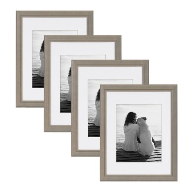 11" x 14" Matted to 8" x 10" Kieva Wall Frame - Kate & Laurel All Things Decor