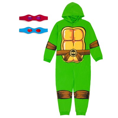 Teenage Mutant Ninja Turtles Zip Up Cosplay Costume Coverall Masks Adult