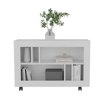 SEVOBAL Console Multi-Functional Storage Design Versatile Use Minimalist Style  Functionality for Rooms, White, 9.4"*37.4"*25.4"