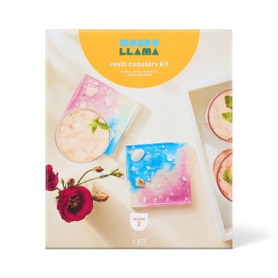 2ct Shell Resin Coasters Craft Kit - Mondo Llama™