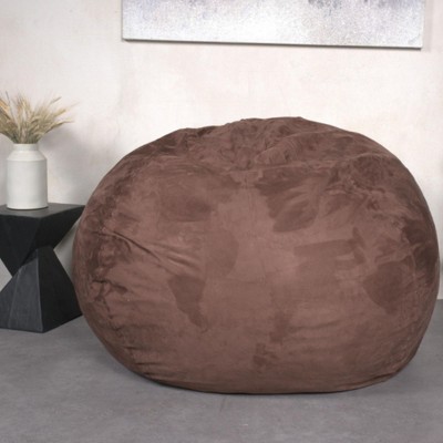 Kumasinova 5ft Giant Bean Bag Chair,Comfy Chair with Removable Cover,Bean Bag Chairs for Kids&Adults,Lounge Chair Indoor for Bedroom,Living Room