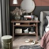 Tangkula Writing Desk with Storage Wooden Computer Desk w/Open Cabinet Storage Shelf and Hidden Compartment Student Desk for Small Spaces - 4 of 4