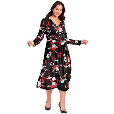 Avenue Fit And Flare Midi Dress