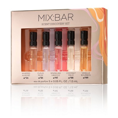 MIX:BAR Women's Eau De Parfum Scent Set - 5pc