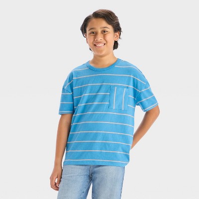 Boys' Short Sleeve Striped T-Shirt - Cat & Jack™