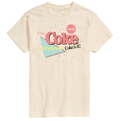 Men's - Coca-Cola - 90's Retro Style Short Sleeve Graphic T-Shirt