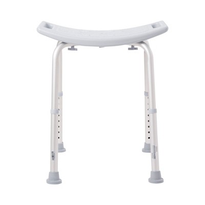 McKesson Bath Bench Aluminum Shower Seat, 300 lbs Capacity, 1 Count