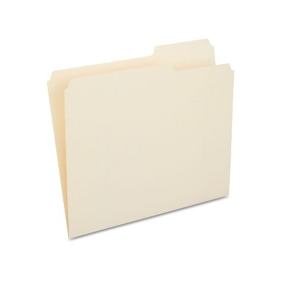 HITOUCH BUSINESS SERVICES File Folders 2/5 Cut Tab Letter Size Manila 100/Box TR508812/508812
