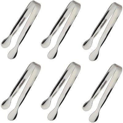 Kitcheniva Stainless Steel Mini Tongs 6 Pcs