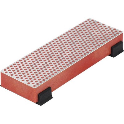 DMT 6" Diamond Whetstone Sharpener: Manual Sharpening, Nonslip Base, Diamond Abrasives, Multicolored, Ceramic Material