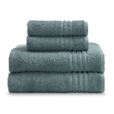 Ella Jayne Luxury 4 Piece Bath Towels Set – Ultra Plush & Absorbent 100% Premium Cotton Towels – Soft, Quick-Dry Bath Towels for Hands & Body