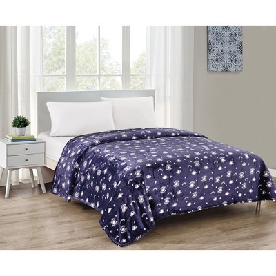 Noble House Super Plush & Comfy Fleece Open Eye Blanket 90' x 90" - Evil Eye