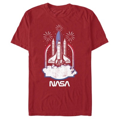 Men's NASA Distressed Space Shuttle Launch T-Shirt
