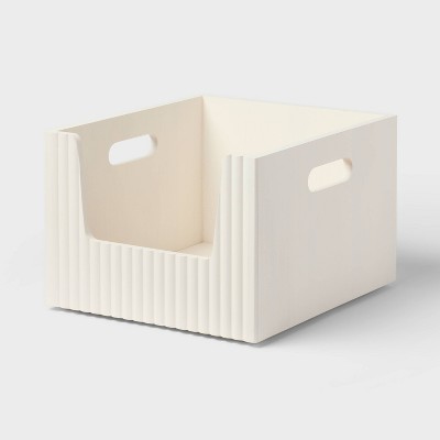 Open Front Wood Bin - Brightroom™