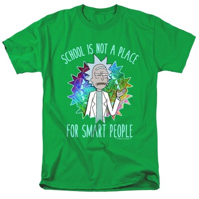 Rick And Morty School Adult T-Shirt