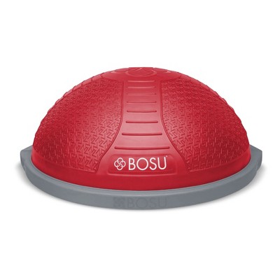 Bosu NEXGEN Balance Strength Trainer, Multi-Functional 26" Exercise Ball, Home Gym Equipment for Full Body Workouts, Neon Flare with Gray Rim