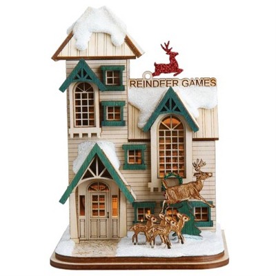 Old World Christmas Wooden Reindeer Games Ornament For Christmas Tree