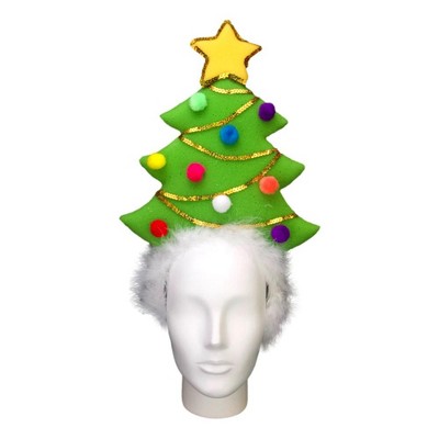 Foam Party Hats Christmas Tree Headband