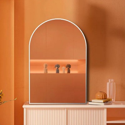 NicBex Metal Framed Mirrors, 24x32 Inch Wall Mirror Farmhouse Wall Mounted Rectangle Mirror for Bathrrom Bedroom Decor