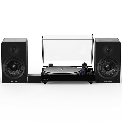 Fluance RT85 Reference High Fidelity Vinyl Turntable, PA10 Phono Preamp and Ai61 Powered 6.5" Stereo Bookshelf Speakers