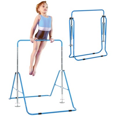 Soozier Gymnastics Bar for Kids, Adjustable Height Gym Bar, Junior Training Kip Bar for Home Built, for 3+ Years