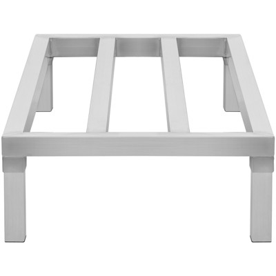 VEVOR Aluminum Dunnage Rack, 48” x 20” Commercial Food Floor Rack, 8” Off the Floor, 1800 lbs Capacity All-Welded Aluminum Storage Rack