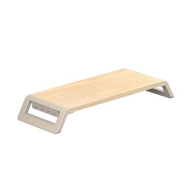 North Monitor Riser Stand with USB Ports: Desk Accessories MDF Hardware