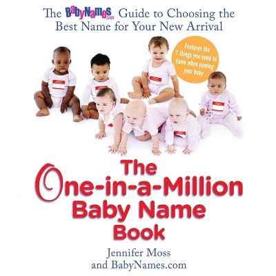 The One-In-A-Million Baby Name Book - by  Jennifer Moss & Babynames Com (Paperback)