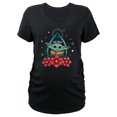 Women's Star Wars: The Mandalorian The Child Tattoo Maternity T-Shirt