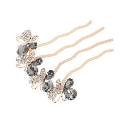 Unique Bargains Women's Decorative Hair Combs 1 Pc