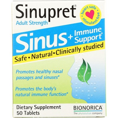 Bionorica Sinupret Adult Strength 50 Tablets