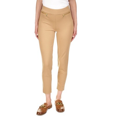 Michael Kors Womens Zip-Pocket Casual Trouser Pants