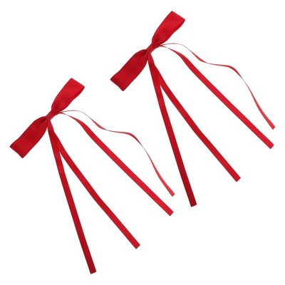 Unique Bargains Double Bow Hair Clips 2 Pcs