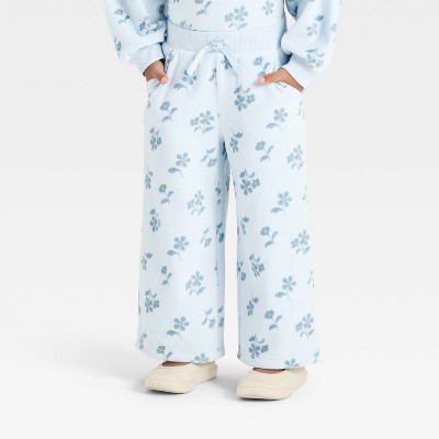 Toddler Girls' Velour Wide Leg Pants - Cat & Jack™