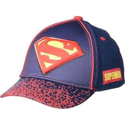 DC Comics Super Hero Boys' Baseball Hat-Superman Kids Cap for Ages 2-7